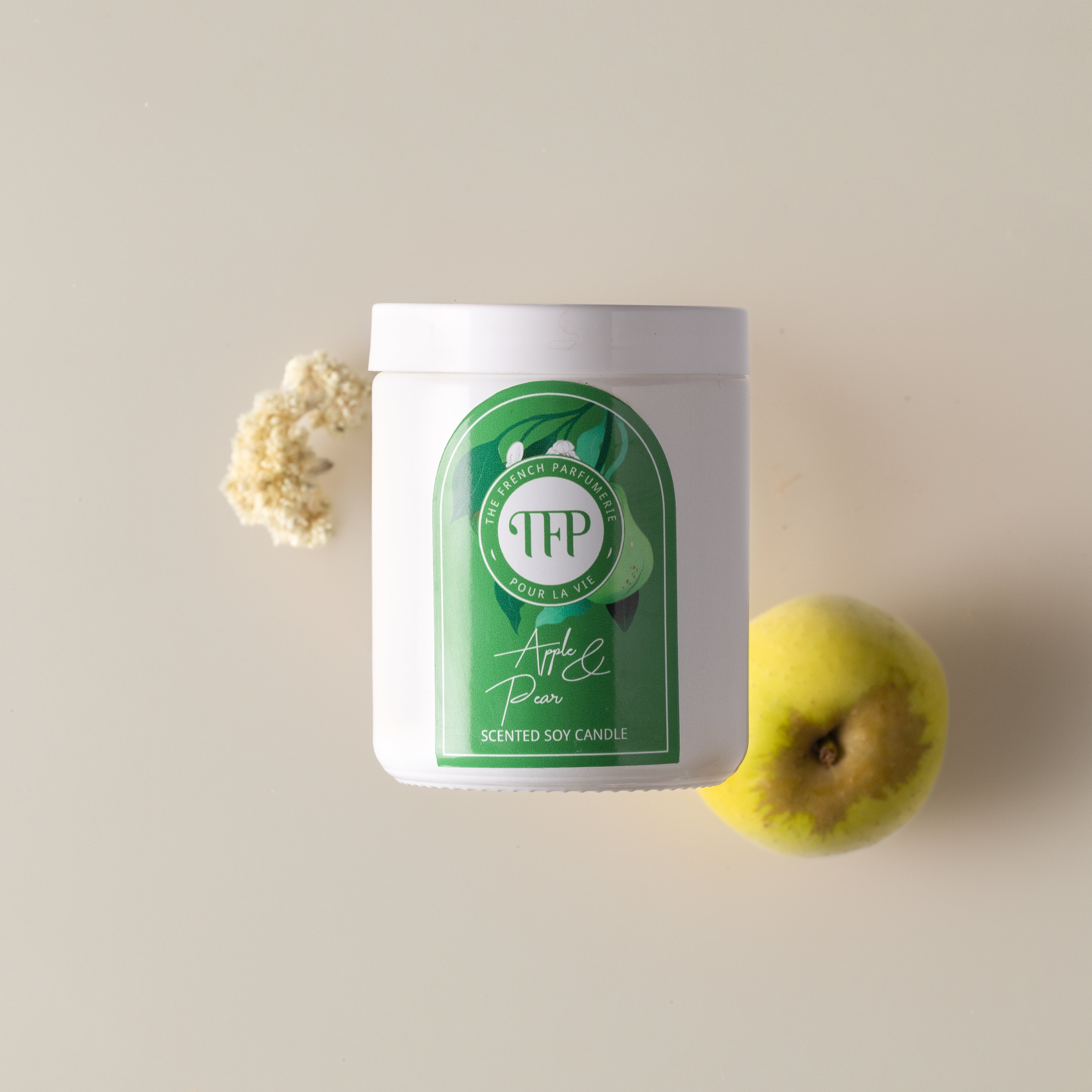 Apple and Pear Natural Soy Wax Scented Candle