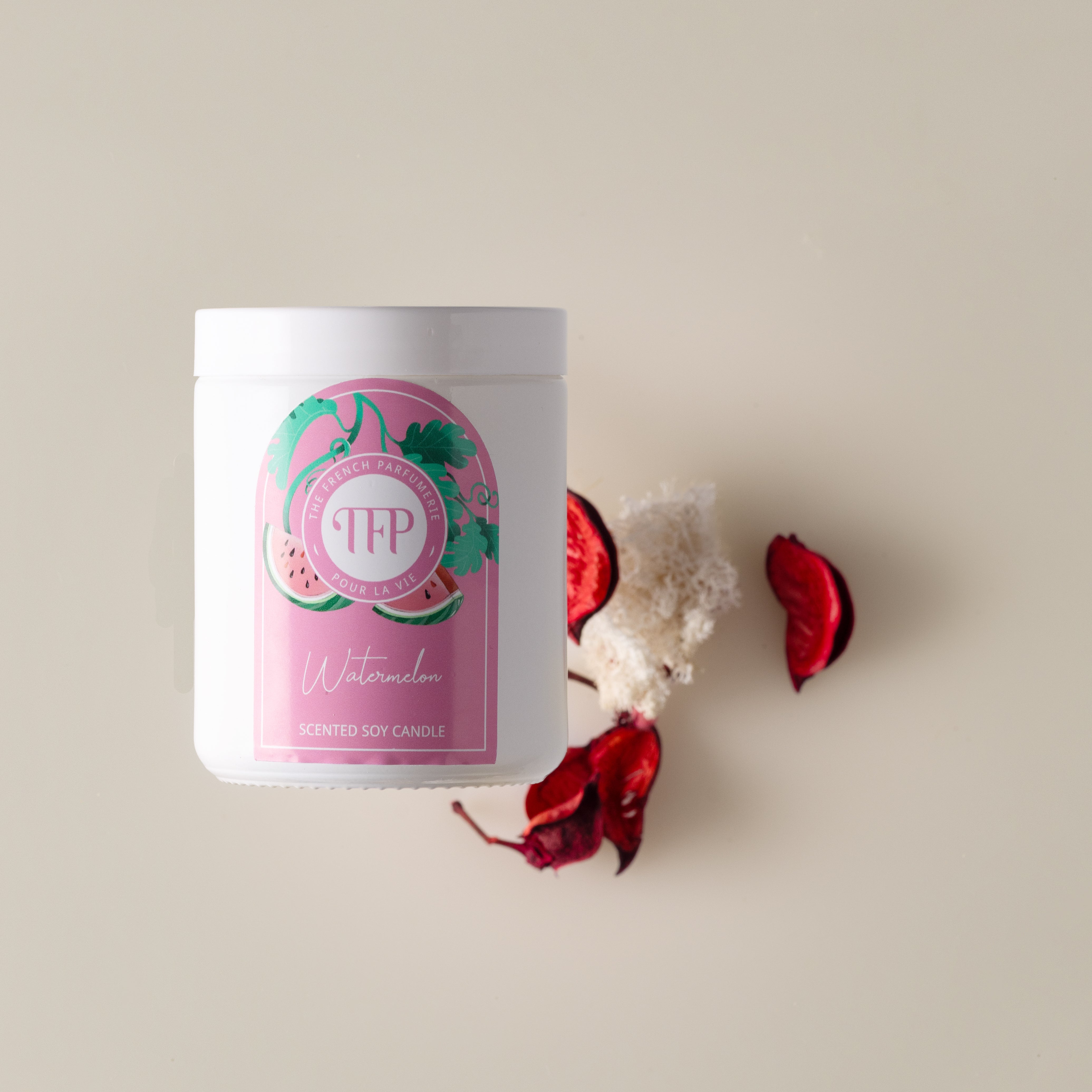 Watermelon Natural Soy Wax Scented Candle